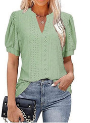 LESLEY | Elegant Top Short Sleeved Women