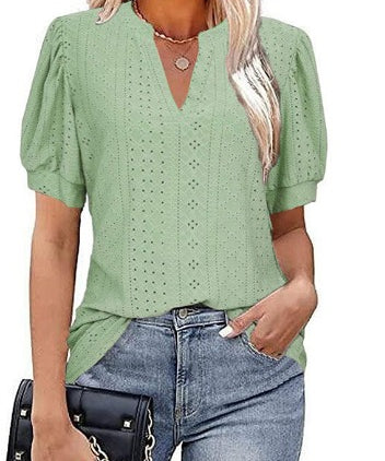 LESLEY | Elegant Top Short Sleeved Women