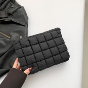 Sophie | Quilted Cosmetic Makeup Clutch with Zipper