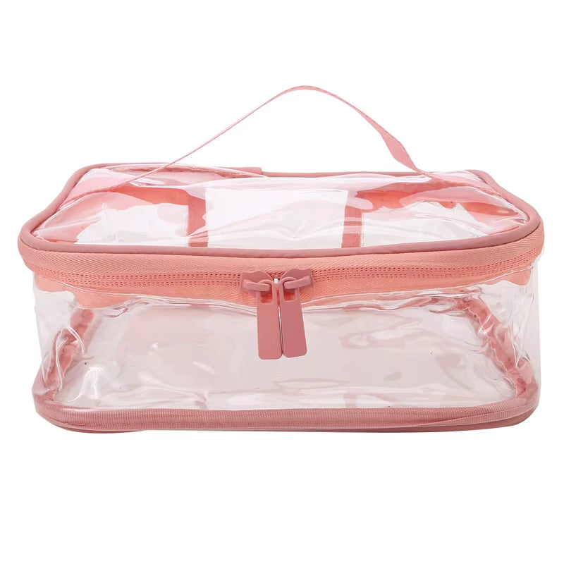 Braelyn | Waterproof Clear Travel Makeup Cosmetic Bag with Zipper