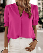 FLORA | V-Neck Stylish Blouse