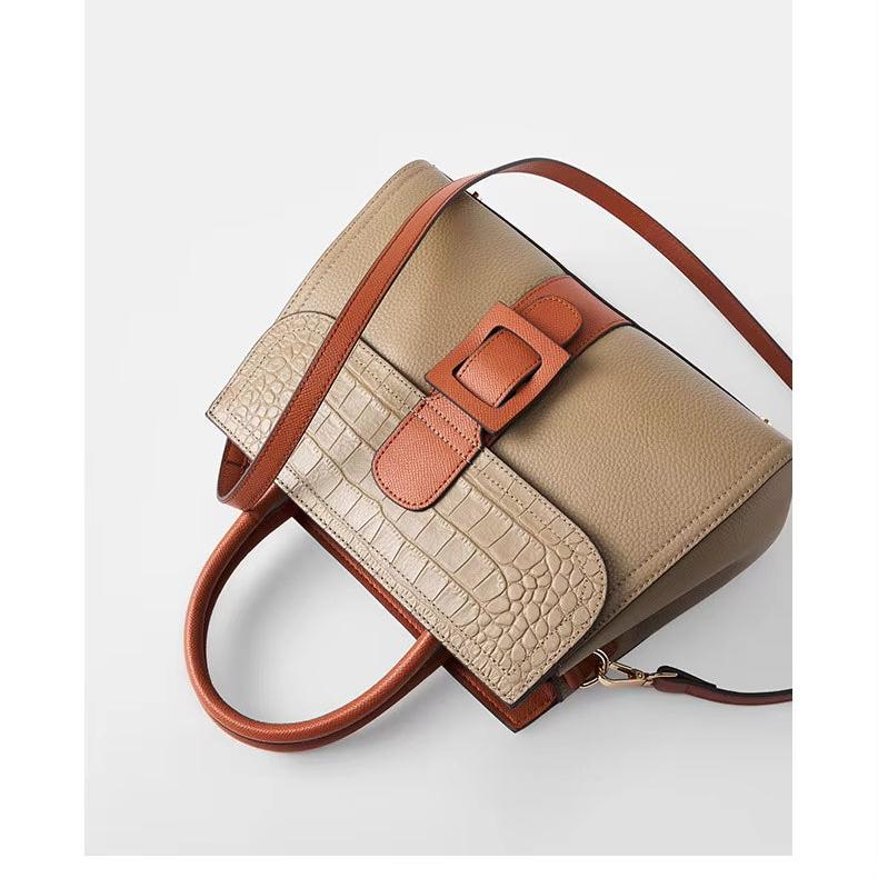 Sophia | Elegant Crocodile Pattern Crossbody Handbag