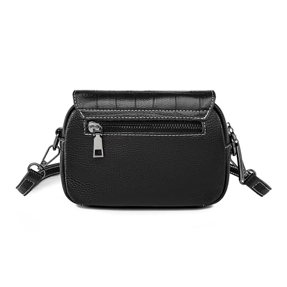 Nova | Croco-Pattern Leather Crossbody Mini Sling Bag