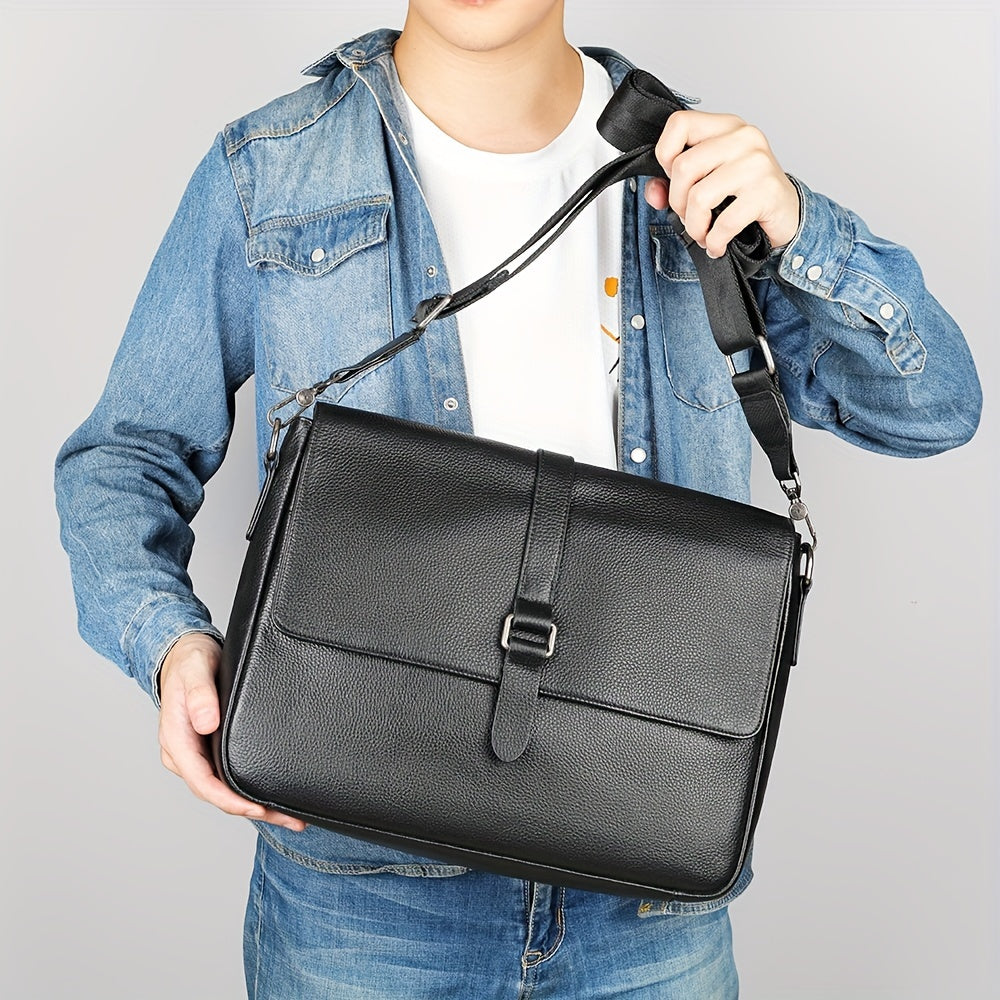 Tom | Leather Messenger Shoulder Bag