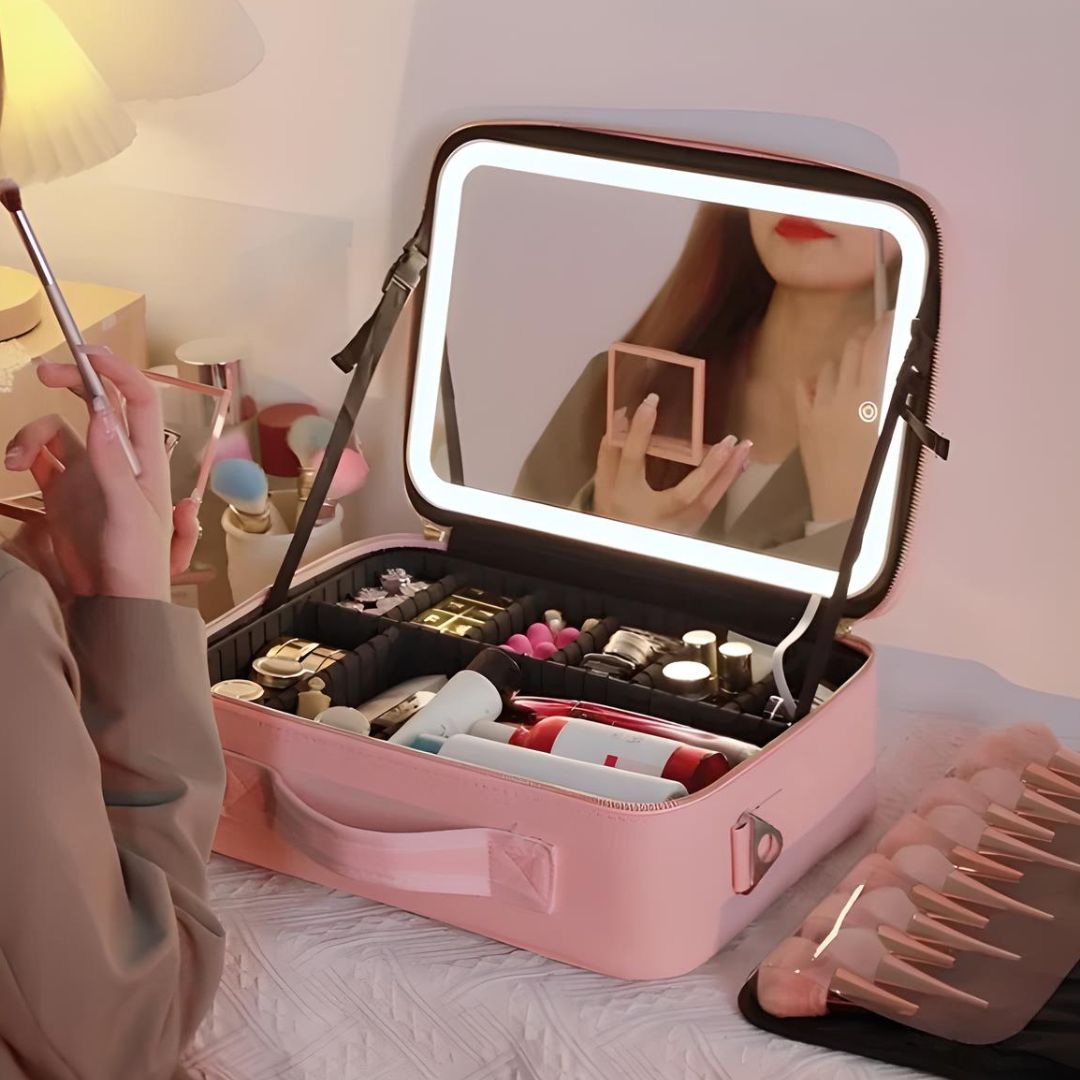 Ashlynn | 3-in-1 Travel Cosmetic Box