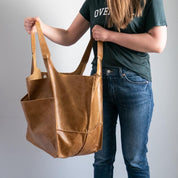 Lily | Women's Large Vegan Leather Tote Shoulder Bag