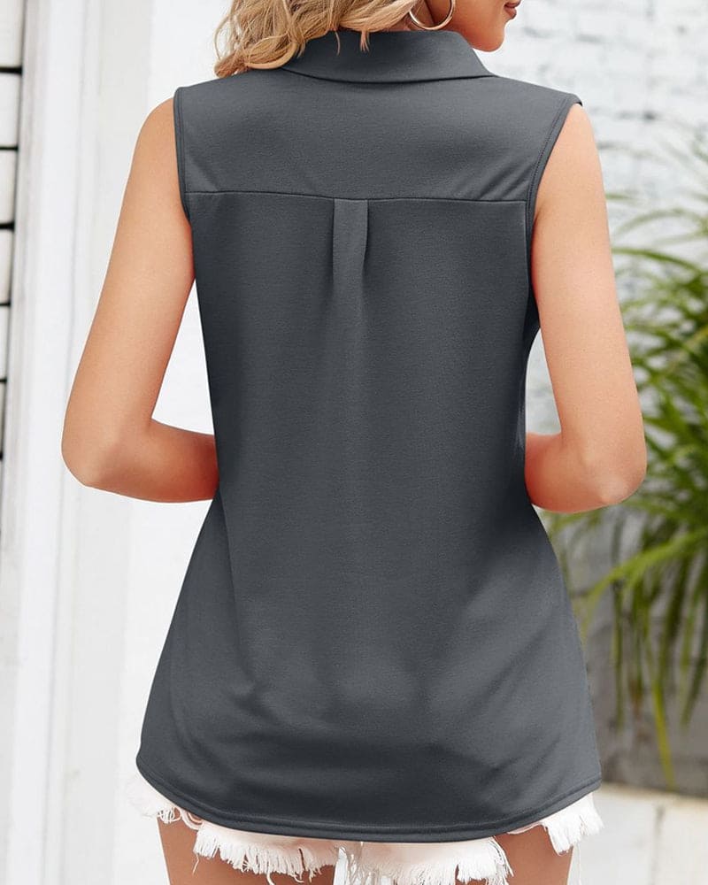 LUNA | Lightweight Sleeveless Blouse