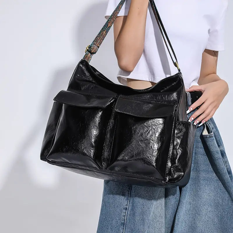 Sophie | Retro Multi-Pocket Shoulder Bag