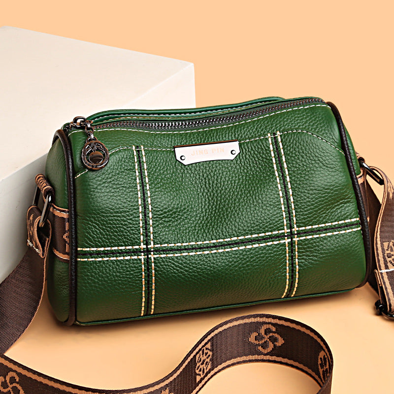 Sophie | Compact Triple-Zip Crossbody Bag