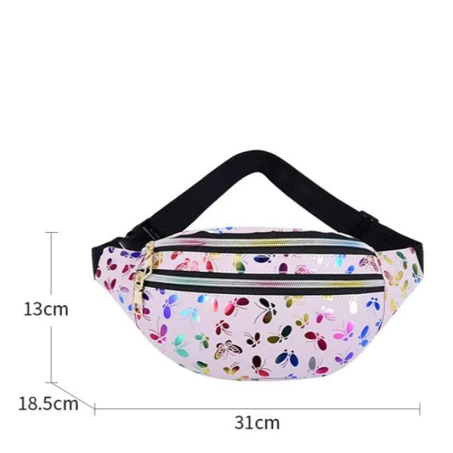 Lila | Women's Butterfly Print Crossbody Waist Bag