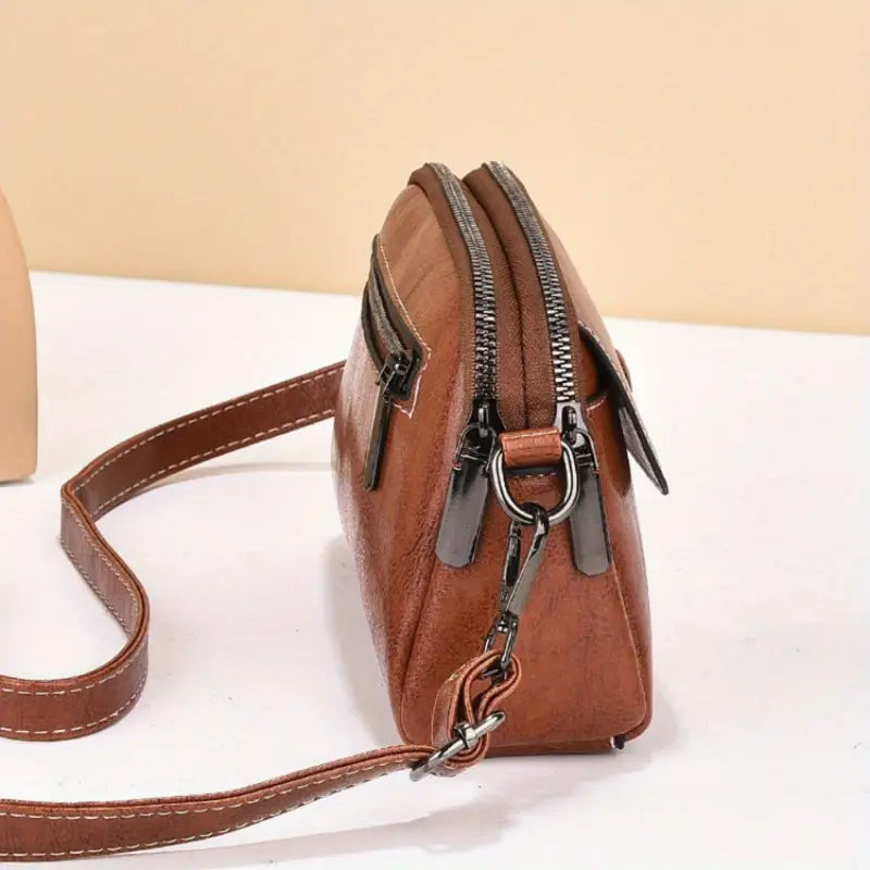 Sophie | Simple Leather Crossbody Sling Bag