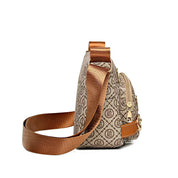 Valeria | Retro Letter Print Shoulder Bag