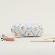 Elisse | Elegant Padded Makeup Bag Set with Floral Design