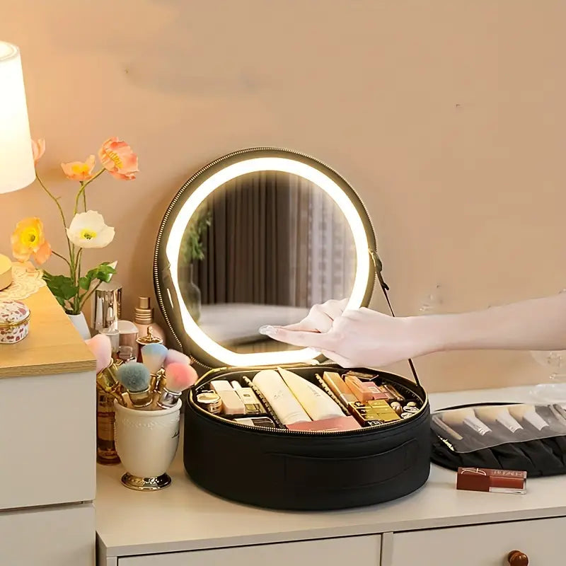 Nyra | Ultimate Portable Illuminated Mirror Makeup Bag