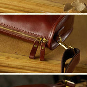 Max | Cowhide Leather Business Crossbody Bag