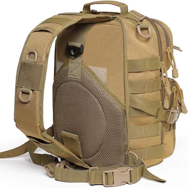 Max | Large Tactical Travel Crossbody Sling Bag for Men