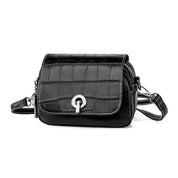 Nova | Croco-Pattern Leather Crossbody Mini Sling Bag