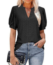 LESLEY | Elegant Top Short Sleeved Women