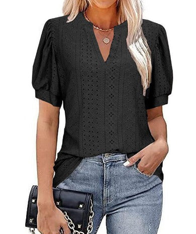 LESLEY | Elegant Top Short Sleeved Women