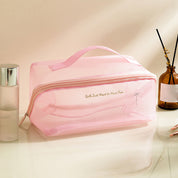 Mila | Spacious Travel Toiletry Bag Made of Mesh Material