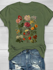 LUELLA | Retro Floral Print T-Shirt