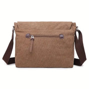 Max | Vintage Canvas Leather Shoulder Bag for Men