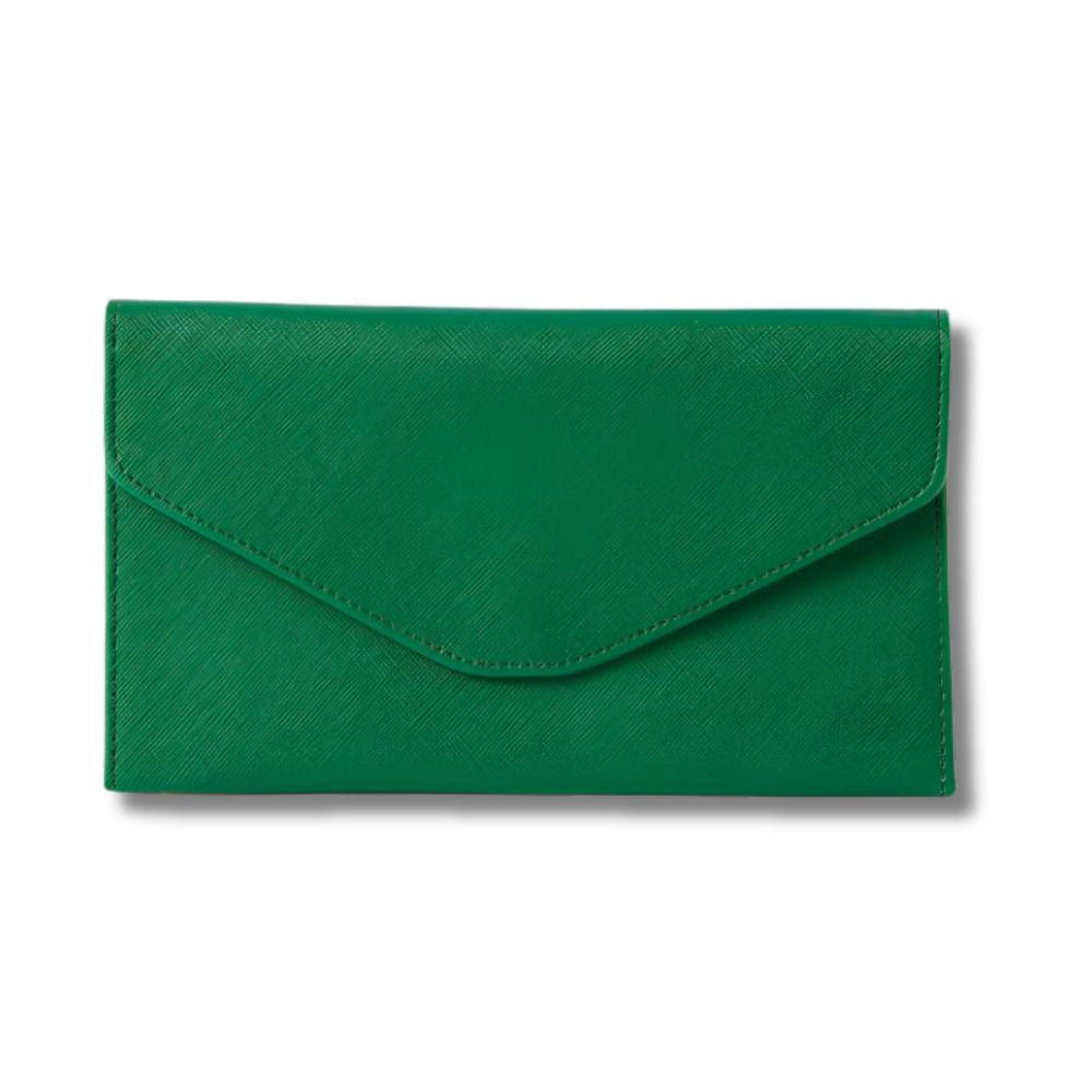 Alexia | Green Travel Wallet Pass Holder