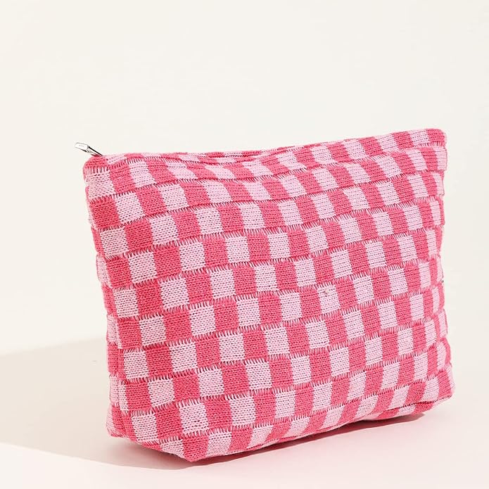 Ruthie | Checkered Aesthetic Makeup Pouch