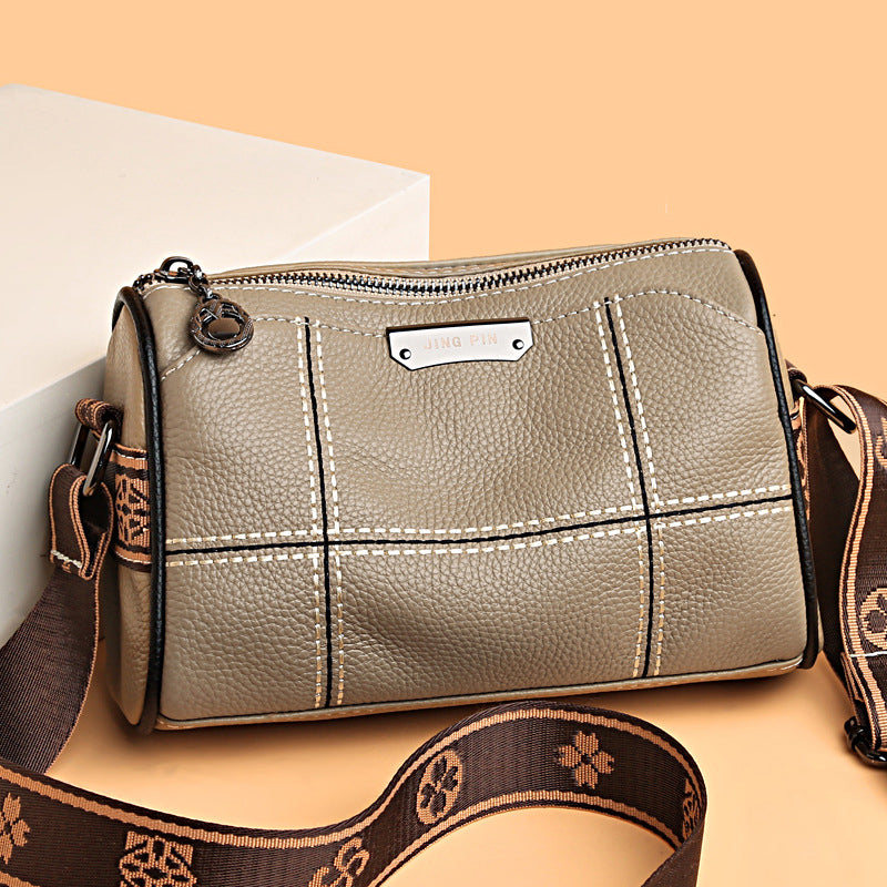 Sophie | Compact Triple-Zip Crossbody Bag