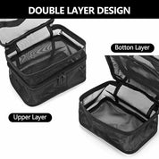 Lakelyn | Double Layer Large Mesh Travel Cosmetic Bag