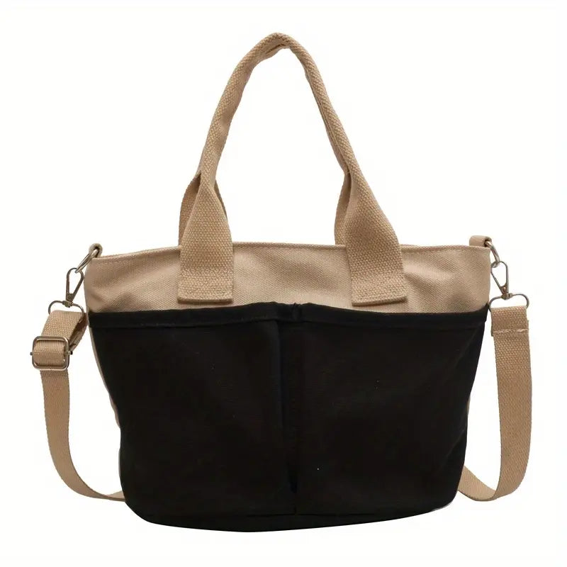 Isabel | Stylish Canvas Tote Shoulder Bag