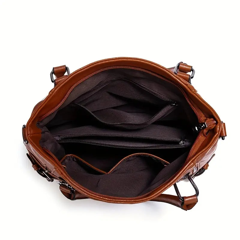 Sophie | Classic Vintage PU Leather Crossbody Handbag