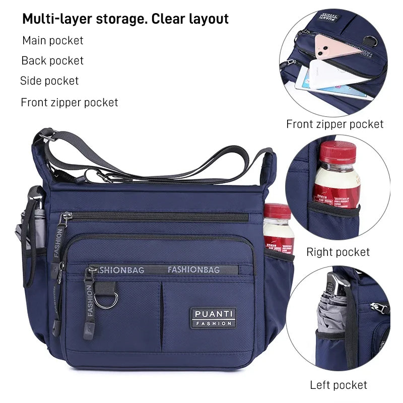 Liam | Safe Shoulder Bag with Sling Design