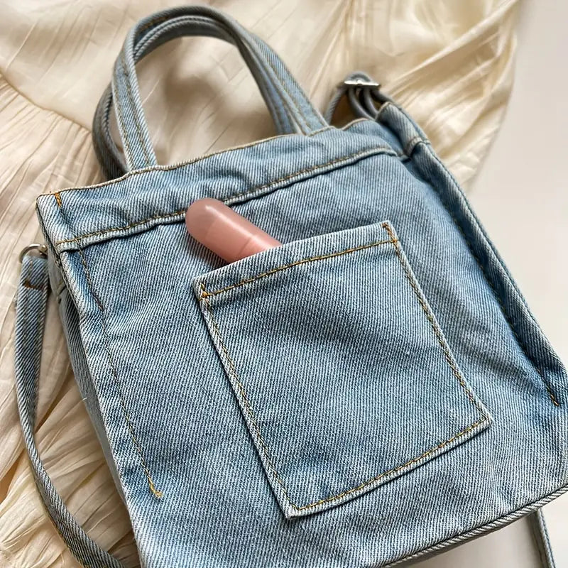 Eva | Stylish Denim Mini Crossbody Shoulder Bag