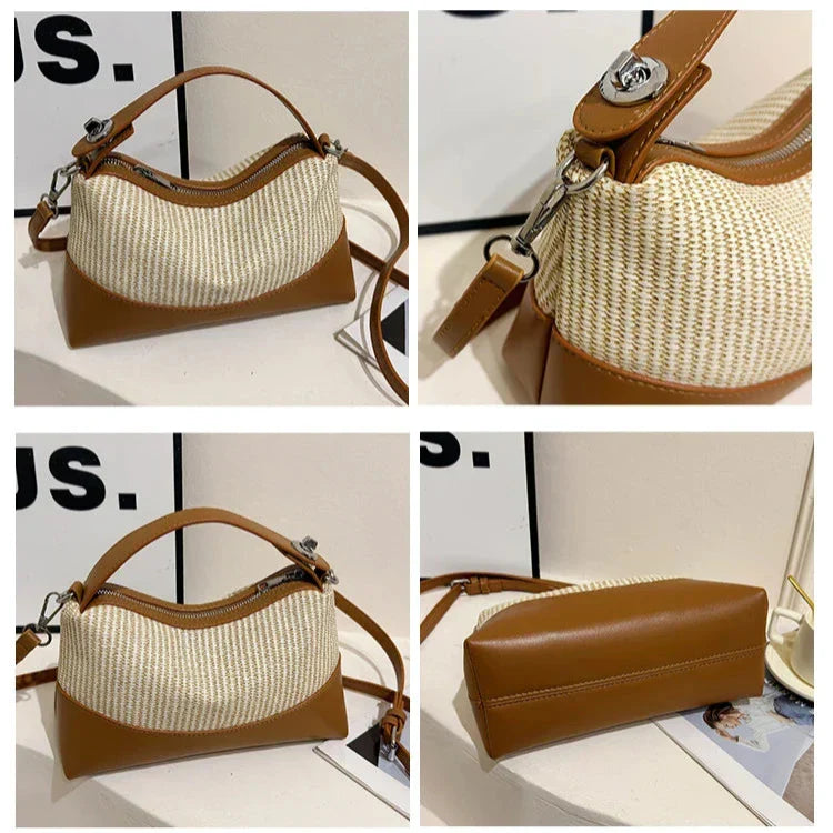 Maya | Women's Casual Straw Cord Crossbody Bag