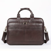 Dylan | Large Capacity Leather Laptop Shoulder Bag