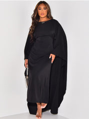 ESTELA | Elegant Bat Sleeve Dress