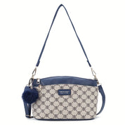 Mila | Leather Shoulder Bag for Women with Plaid Pattern