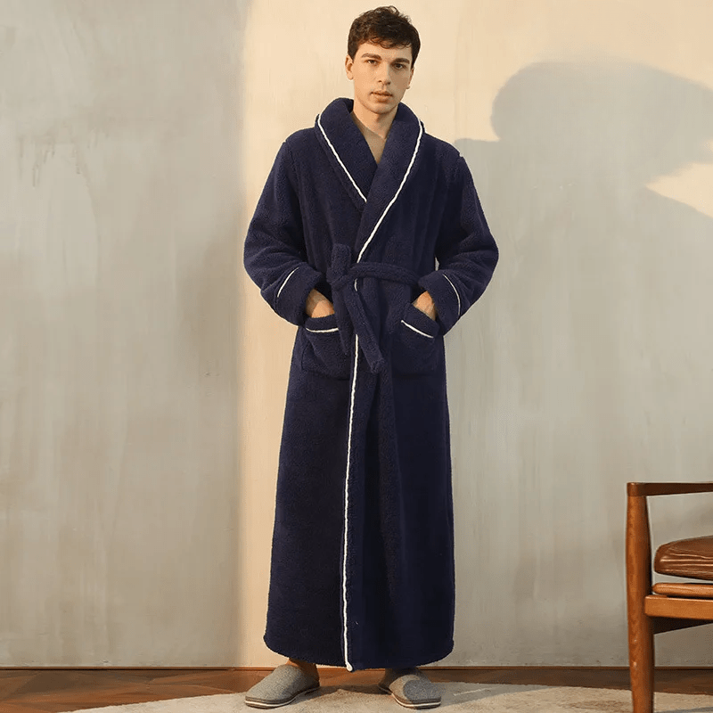 Neville | Unisex Plush Fleece Bathrobe