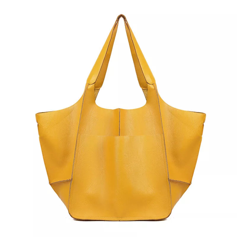 Lily | Women's Large Vegan Leather Tote Shoulder Bag