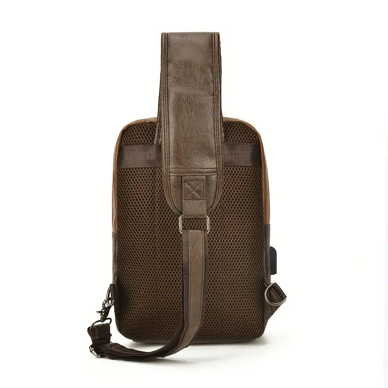 Noah | Reis Crossbody Bag made of PU Leather with Charging Port