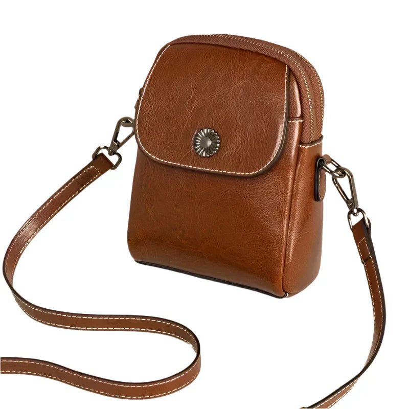 Sophie | Women's Vintage Leather Small Crossbody Bag