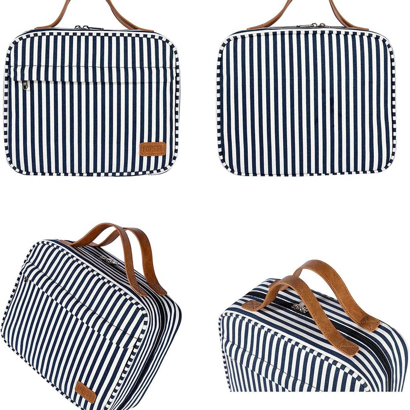 Kamari | Stylish Striped Travel-Friendly Toiletry Bag