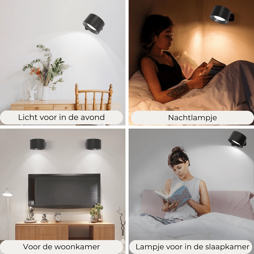 FlexiLamp | Wireless Rechargeable 360° Wall Lamp