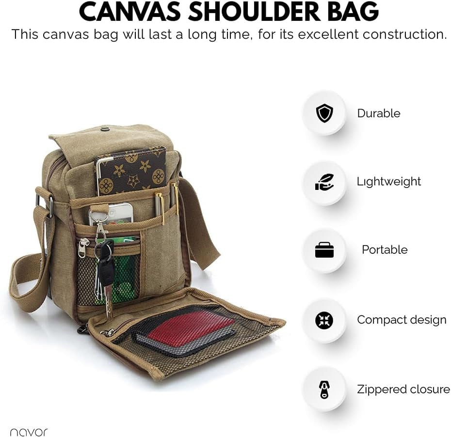 Finn | Canvas Explorer Mini Shoulder Bag