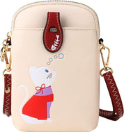 Sophie | Cute Crossbody Phone Bag with Cat Design