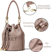 Eva | Stylish Drawstring Bucket Shoulder Bag