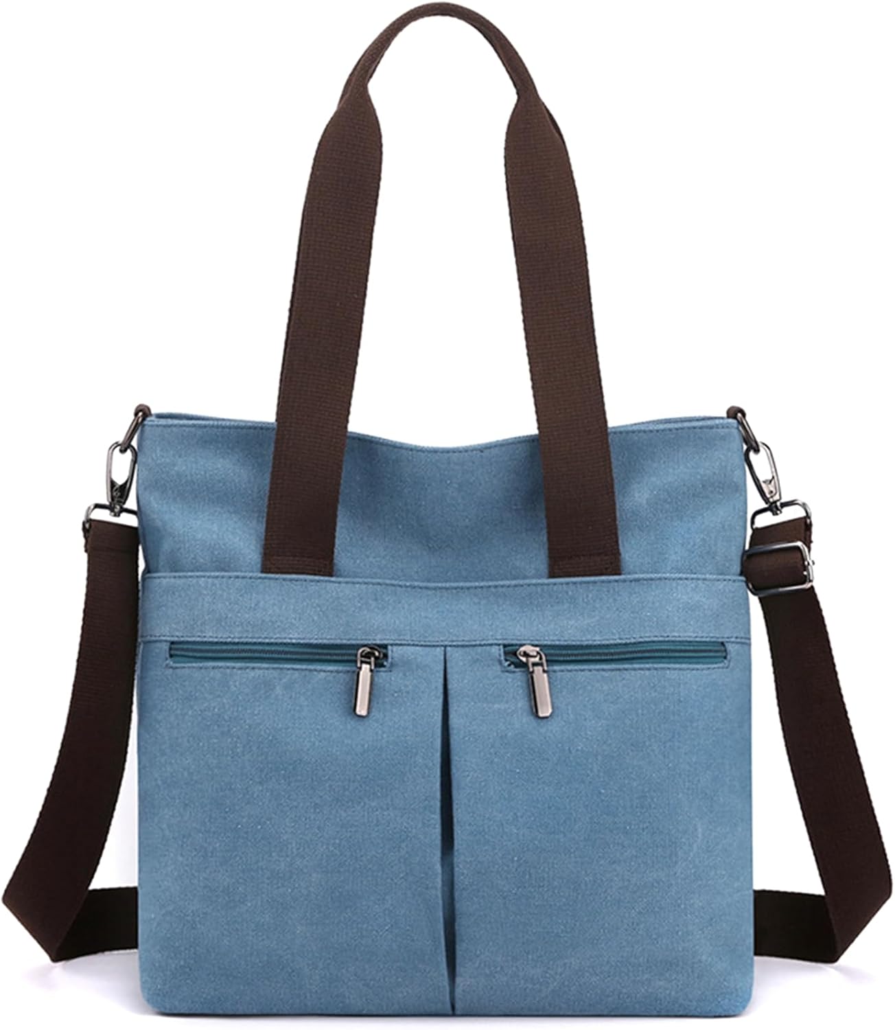 Lena | Canvas Shoulder Bag with Multiple Pockets