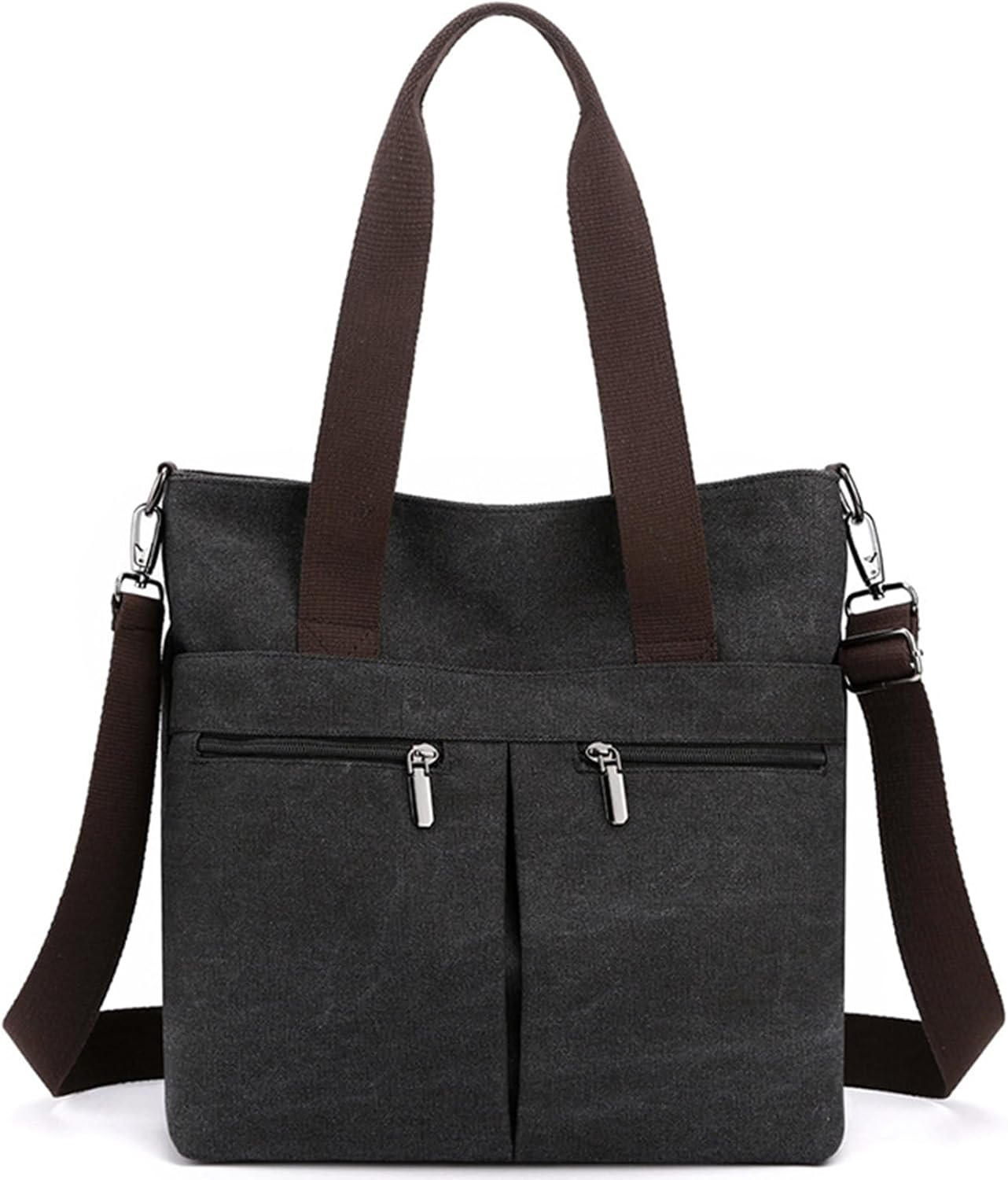 Lena | Canvas Shoulder Bag with Multiple Pockets