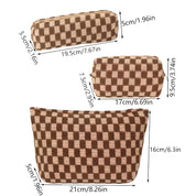 Jessica | Stylish and Practical 3-Piece Makeup Bag Set